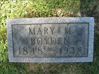 Boyden, Mary M